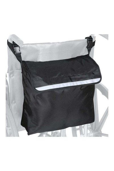Generic Wheelchair Storage Bag with Pocket Inside Black