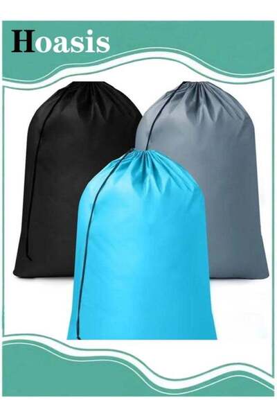 Generic 3pcs Laundry Bag 23.6*35.4 inch Hamper Liner, Laundry Sacks with Draw...