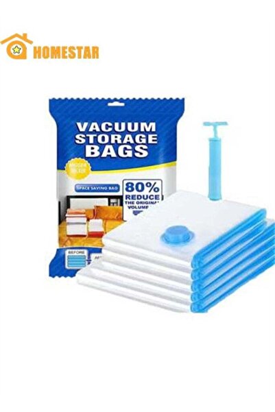 Generic 5 Pieces (1 Large, 2 Medium, 2 Small) Vacuum Storage Bags for Bedding...