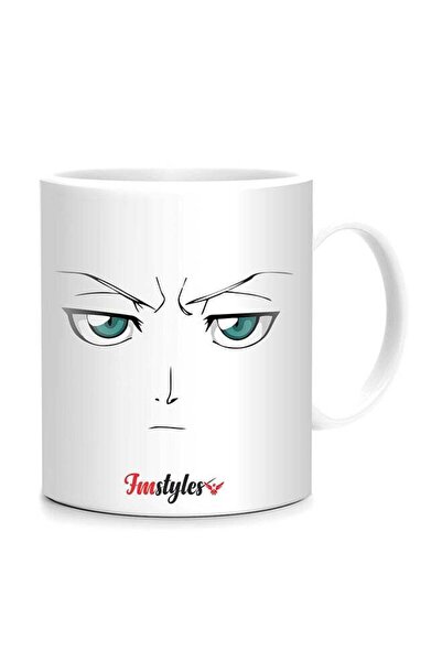 Generic Bleach Toshiro Hitsugaya Anime Eyes Mug White/Black/Green