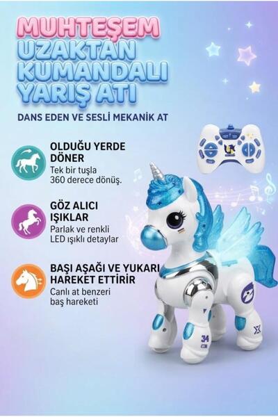 Tıfıl Toys Işıklı ve Müzikli Hareketli Uzaktan Kumandalı 10 Fonksiyonlu Mekan...