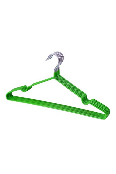 Generic 10-Piece Hanger Set Green/Silver 40x20cm