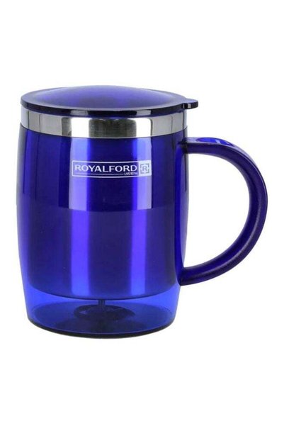 Generic Royalford 400 ml (14 oz) Double-Wall Travel Mug | 7.8 x 11.8 cm | Por...