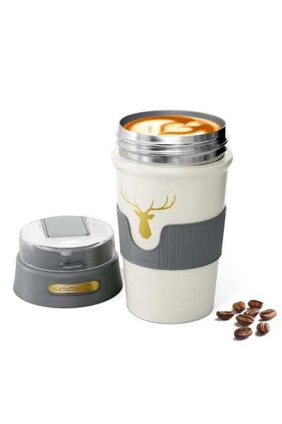 Generic Travel Coffee Mug, 450ml Double Wall Vacuum Insulated Coffee Mug, Sta...