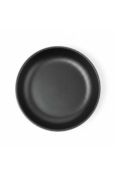 Generic Black Matte Ceramic Deep Dinner Plate 28.5cm Premium Serveware, Soup ...