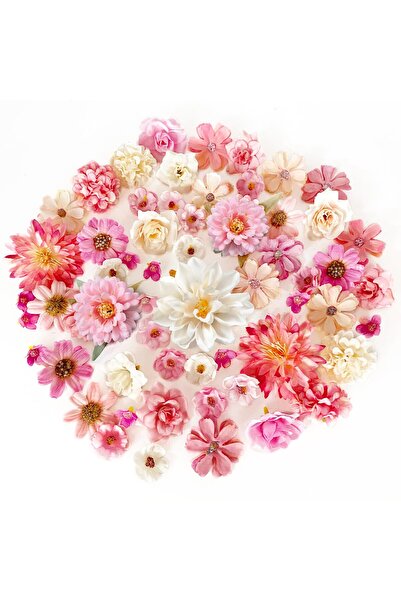 Generic Brand 60 de flori artificiale pentru decorare, mini flori artificiale...