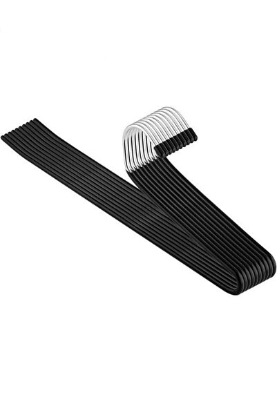 Generic 10 Pack Non Slip Trouser Hangers - Durable Anti-Rust Metal Coat Hange...