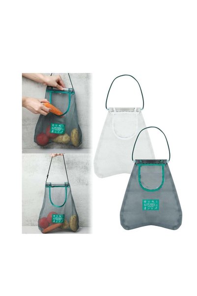 Generic Hanging Mesh Storage Bags, Large and Long Net Storage Tote Bags for F...