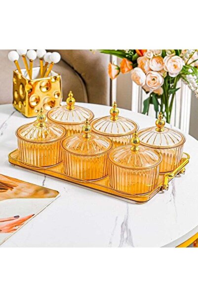 Generic Vintage Divided Fruit Tray Set, Elegant European Court-Style Dried Fr...