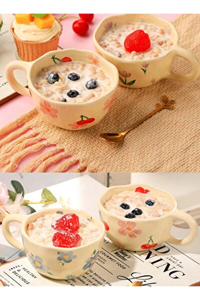 Generic Ergonomic Handle Ceramic Coffee Mug, Smooth Glaze Easy Clean Drinking...