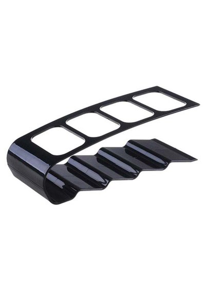 Generic 4-Grid Remote Control Holder Black 20cm