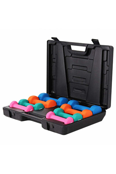 Gorilla Sports Set de gantere fixe pentru Aerobic, Multicolor, 10 KG