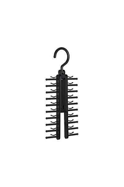 Generic Tie Hanger with 20 Non-Slip Clips – Adjustable Tie Rack for Closet & ...