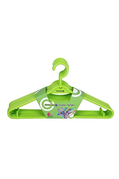 Generic Royalford 6-Piece Polymer Coat Clothes Hanger Set | Swivel Hook, Non-...