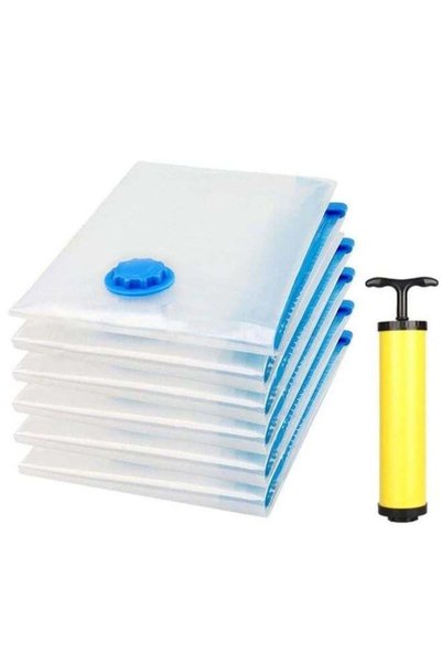 Generic Set Vacuum Seal Storage Compressed Bag Clear