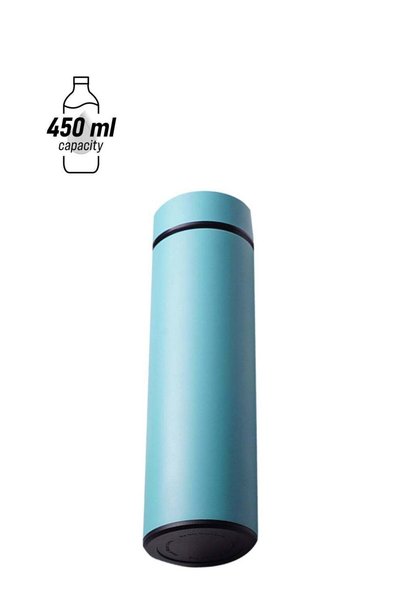 Generic Stainless Steel Water Bottle Blue/Black 23.5 x 7.5 x 7.5cm