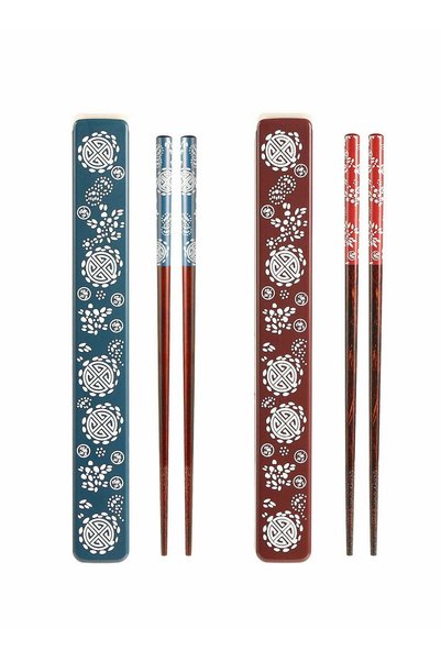 Generic Eco-Friendly Japanese Style Portable Wooden Chopsticks Set for Sushi ...