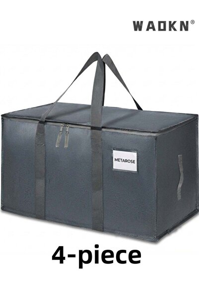Generic 4 Pack Extra Large Moving Storage Bags with Zippers, Large capacity s...