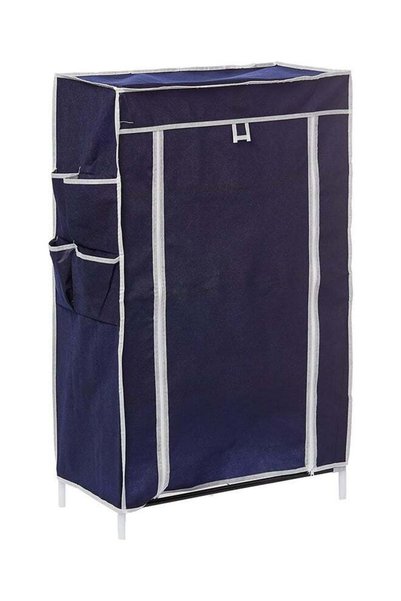 Generic Home Pro 5 Layer Shoe Rack With Mesh, Blue