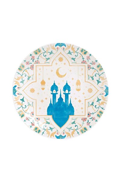 Generic Tramontina Hayat 19cm Ramadan Themed Decorated Porcelain Dessert Plate