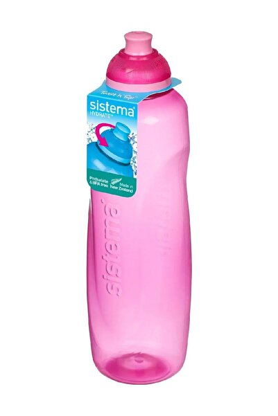 Generic Sistema 600ML Helix Squeeze Water Bottle, BPA Free Leak-Proof Reusabl...