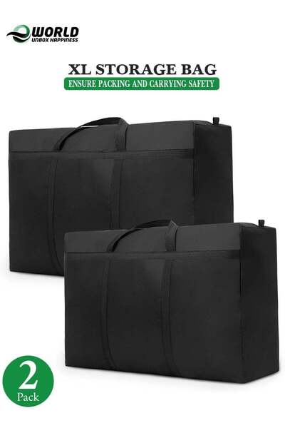 Generic 180L Extra Large Moving Bag with Strong Zippers & Handles | Heavy-Dut...
