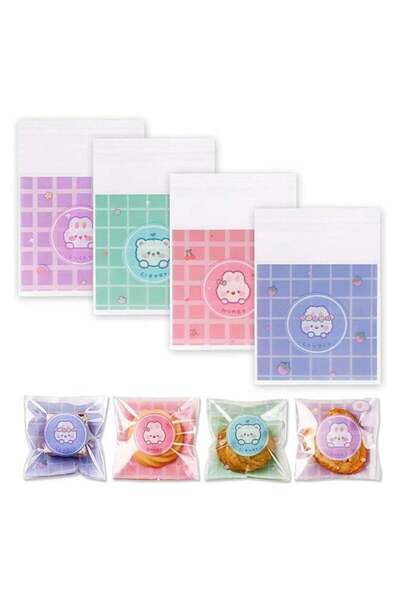 Generic Cookie Bags, Cute cookie bags, Clear Biscuit Roasting Treat Present D...