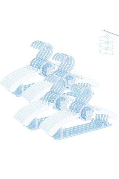 Generic 20 Pack Baby Clothes Hangers, Kids Hangers Space Saving for Closet, H...