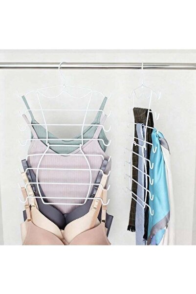 Generic Space Saving Hanging Underwear Storage Rack, Multi Layer Foldable Bra...
