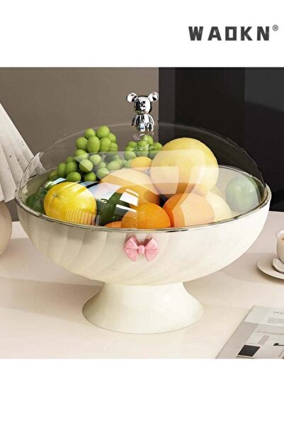 Generic Elegant Fruit Bowl for Living Room and Home Tea Table, Modern Dry Fru...