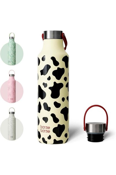 Generic bottlebottle Insulated Flask 600 ml - Cow Pattern Stainless Steel Dri...