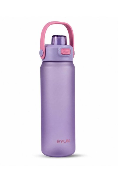 Generic EYUN 1000ML Sports Water Bottle with Flip Straw Lid & Carry Handle, L...