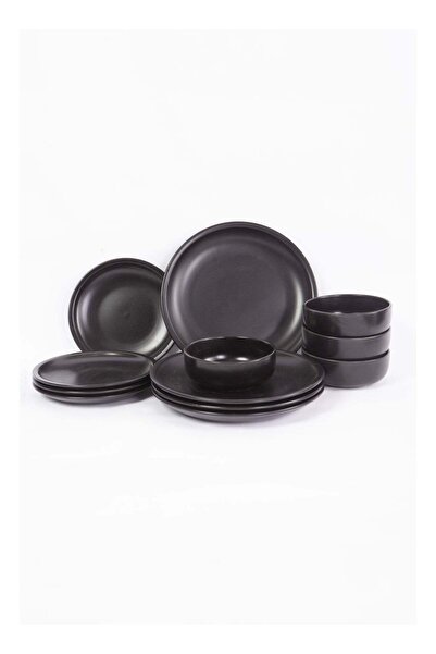 Generic 12 Piece Porcelain Dinnerware Set, 4x27cm Dinner Plates, 4x19.5cm Sid...