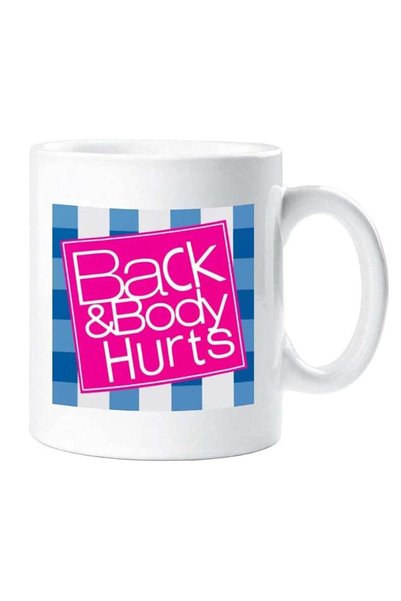 Generic WIZYXQ Back And Body Hurts Mug Coffee Mug Workout Mug for Home Office...