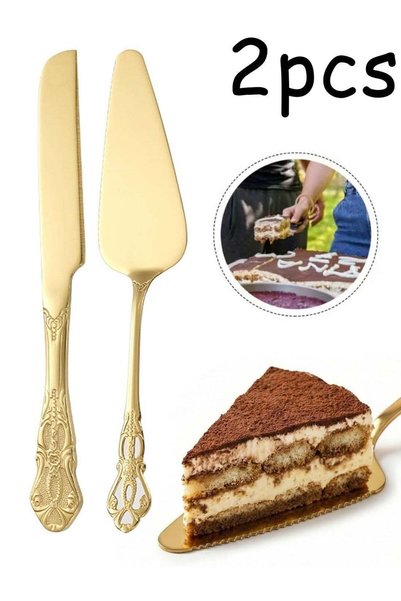 Generic Cake Serving Set Wedding Cake Knife and Server Set with Forks Cake Cu...