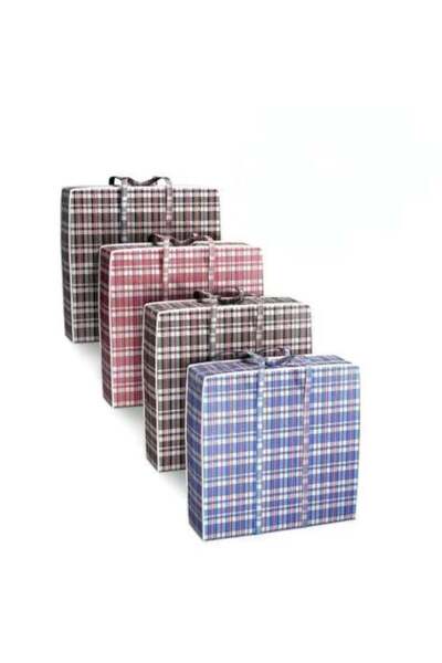 Generic 4 Pcs Set Waterproof Extra Large Storage Bag Thick Woven Moving Lugga...