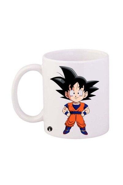 Generic Dragon Ball Printed Mug White/Red/Blue