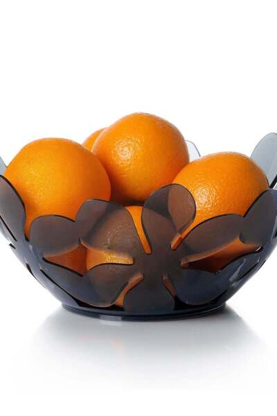 Generic Durable Green Petal-shaped Fruit Bowl for Kitchen and Home Decor, Per...
