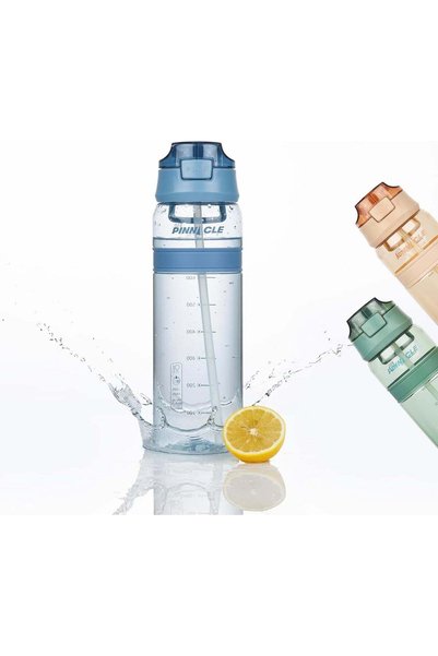 Generic Pinnacle Quench Hydration Bottle (850ML, Blue) - Motivational Water B...