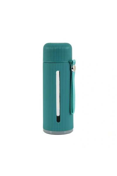 Generic Glass Water Bottle with Protective Sleeve & Carry Loop | Leak Proof R...