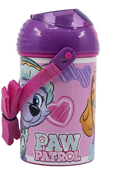 Generic Stor Paw Patrol Girls 450ml BPA-Free Plastic Pop-Up Water Bottle Cant...