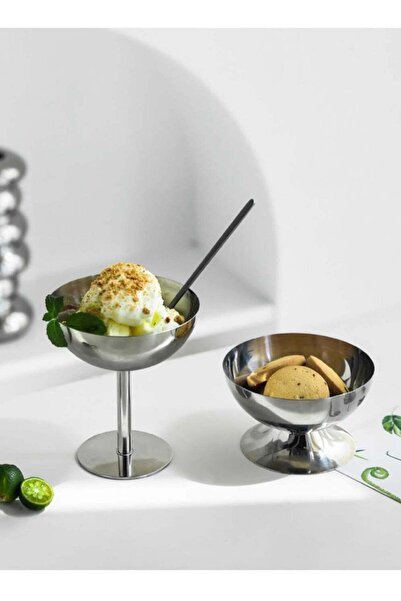 Generic 2Pcs Stainless Steel Ice Cream Cup, Reusable Serving Dessert Bowls Cu...