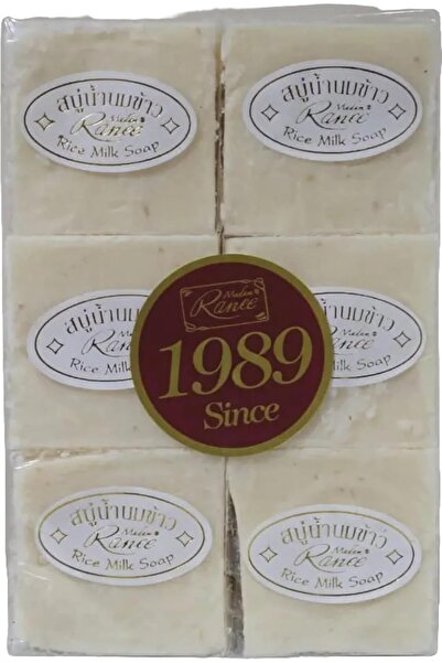 MADAM 6 Bars Whitening Rice Milk Soap with Glutathione & Collagen Skin Bright...