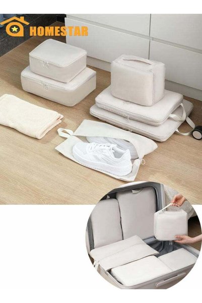 Generic 6 Pieces Travel Packing Cubes Set for Storage Luggage, Lightweight Or...
