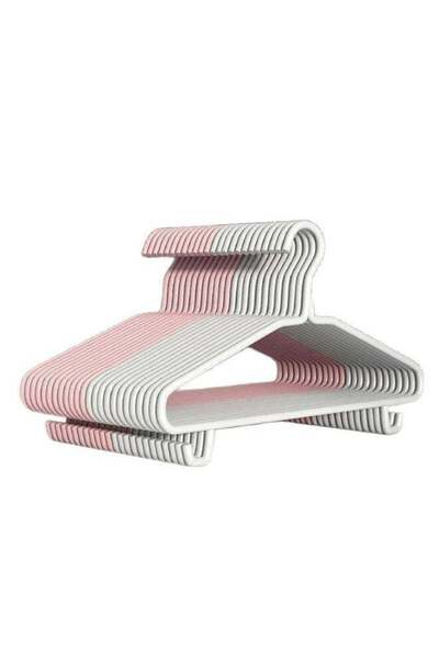 Generic 20-Pack Adult Clothes Hangers, Extra-Thick 6MM Steel Core, 42cm Lengt...