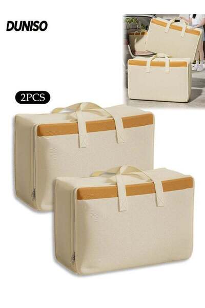 Generic 2Pcs Extra Large Moving Bags,Foldable Heavy Duty Storage Bag Organize...