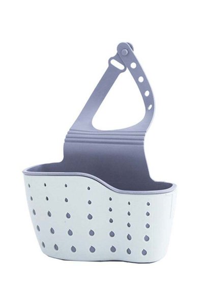 Generic Plastic Sink Organizer Blue 8.26x5.9x3.34inch