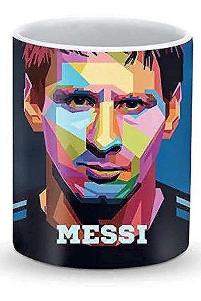 Generic Messi White Coffee Mug – Celebrate the Legend!