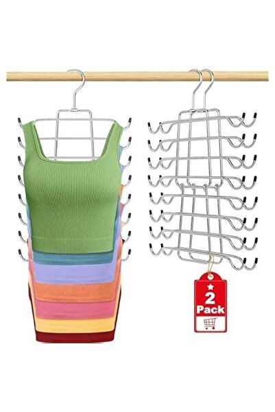 Generic 2 Pack Tank Top Hanger, Space Saving Bra Hanger, Non-Slip Hanging Spo...