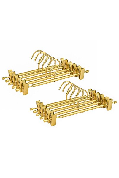 Generic Blythornix Pants Hanger with Clips Space Saving, Swivel Hook Aluminou...